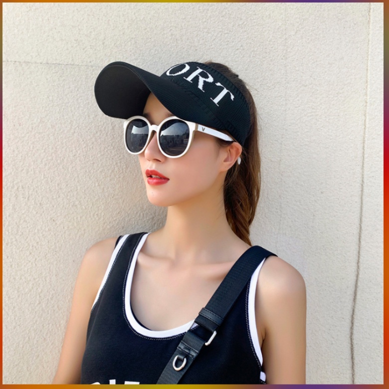 Mũ lưỡi trai ❤️ Đội nửa đầu thêu chữ Sport phong cách trẻ trung năng động unisex nam nữ