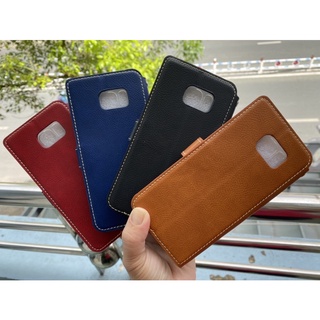 Bao da samsung S7egde case dẻo,kiểu vân da thời trang
