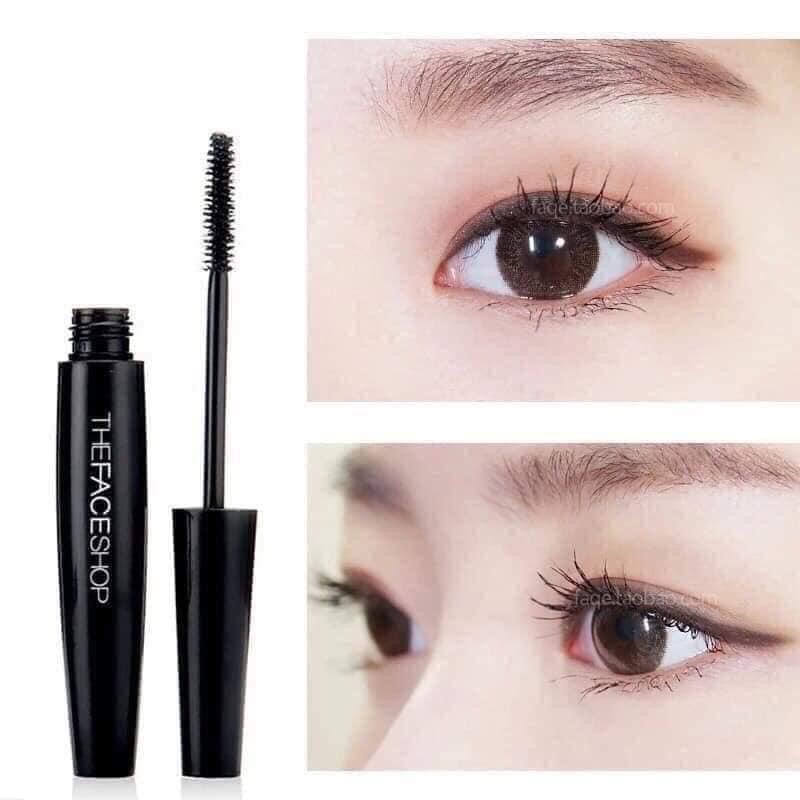 Bút chuốt lông mi làm dài & cong mi tự nhiên The Face Shop Freshian Big Mascara Hàn Quốc