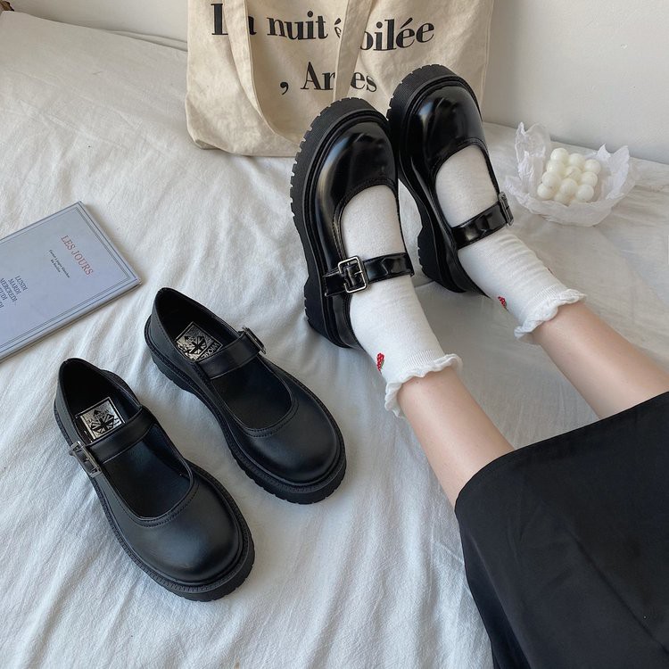 ulzzang Giày lolita phong cách vintage ulzzang thời trang | BigBuy360 - bigbuy360.vn