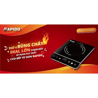 BẾP TỪ ĐƠN CHÍNH HÃNG RAPIDO - FERROLI [BẢO HÀNH 12 THÁNG TRÊN TOÀN QUỐC]