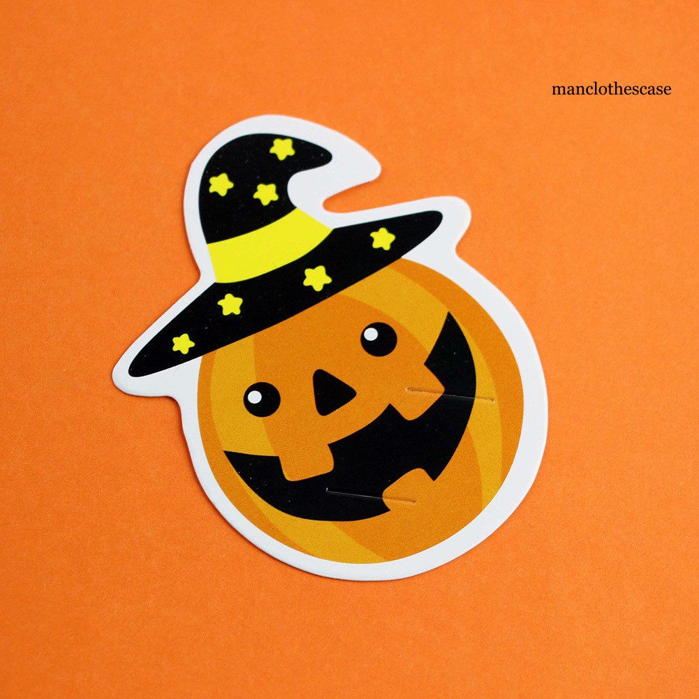 Bộ 50 Giá Đỡ Kẹo Mút Bằng Giấy In Họa Tiết Halloween Độc Đáo Trang Trí Nhà Cửa
