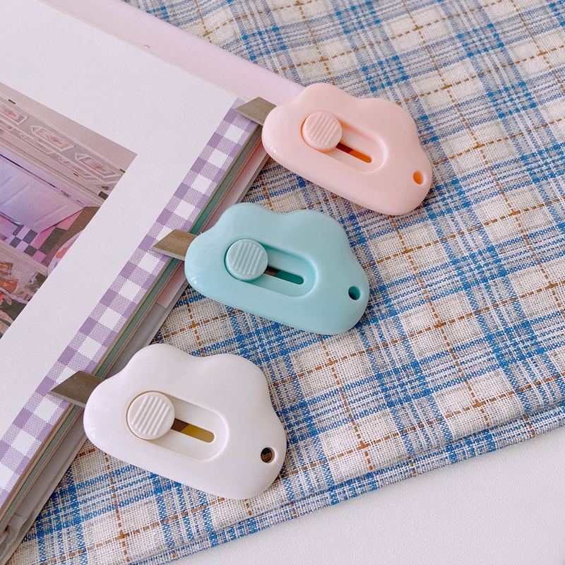 Dao cắt giấy mini hình đám mây nhỏ gọn đáng yêu