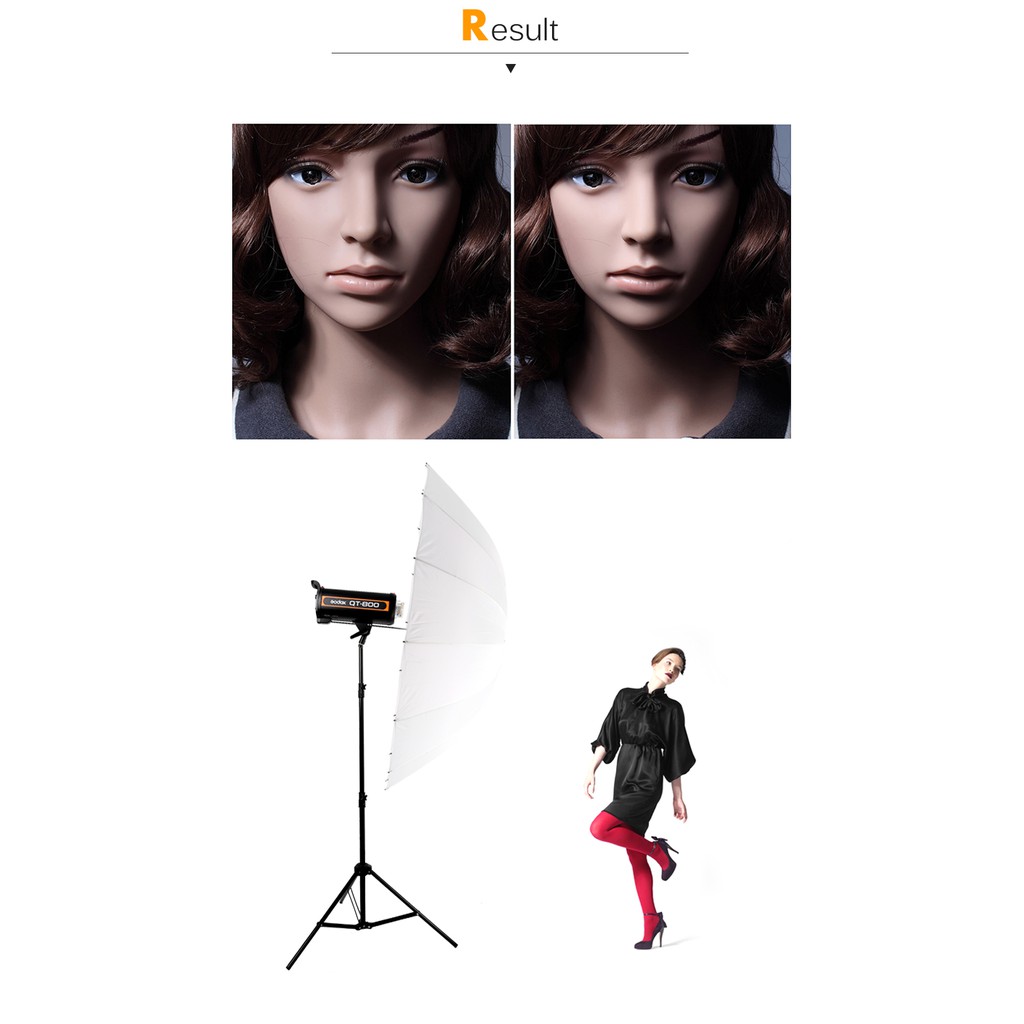 Dù xuyên sáng 150cm - 16 cạnh Godox UB-L2
