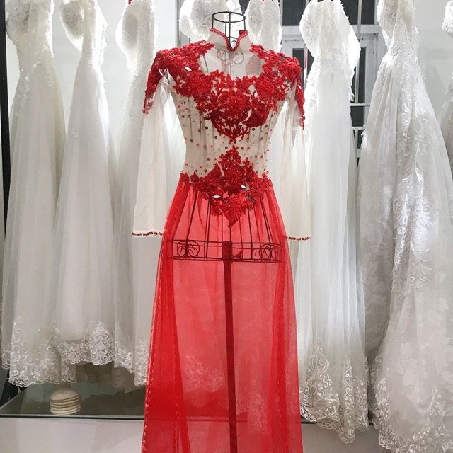 Thanh lý áo dài cô dâu