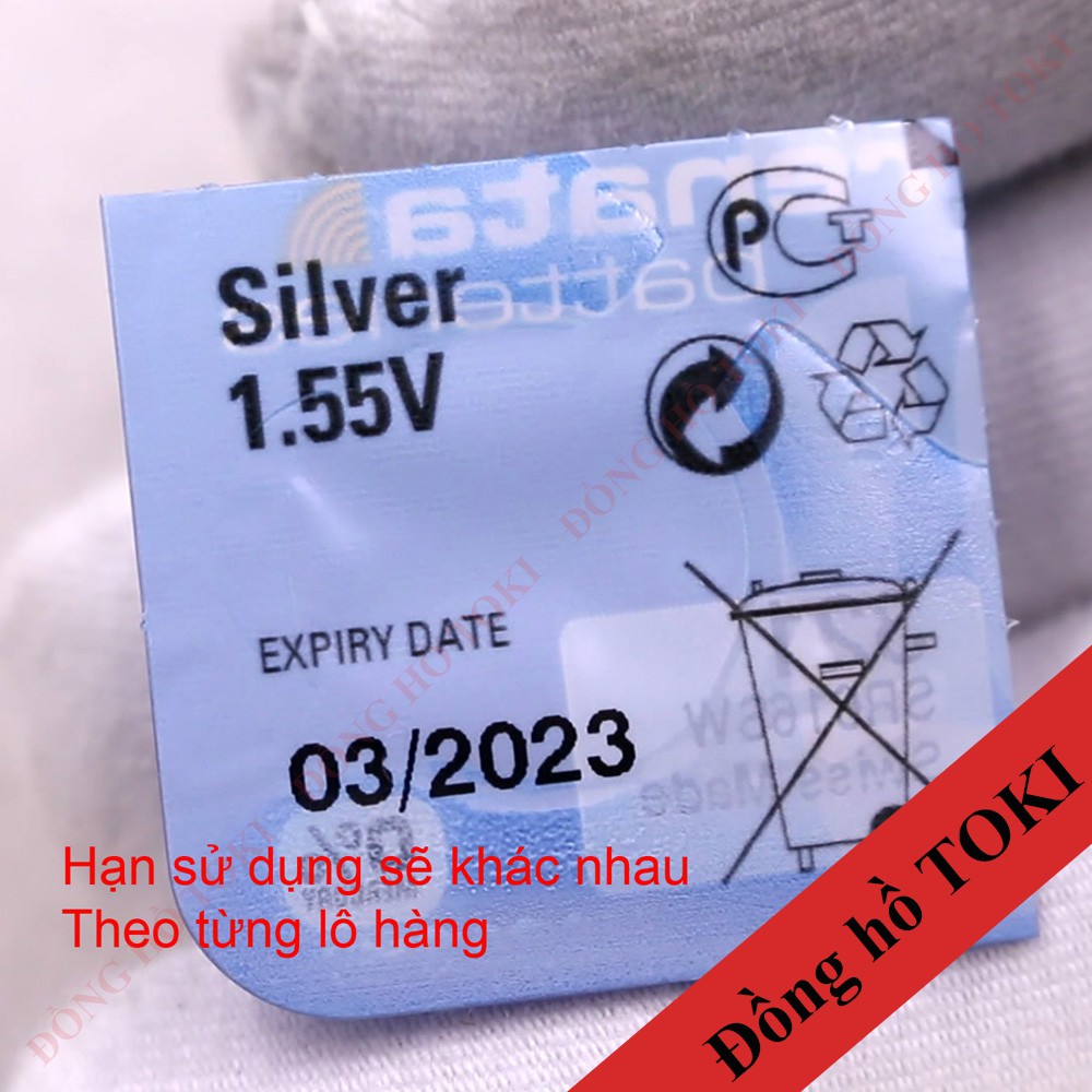 Pin đồng hồ oxit bạc SR616SW (321) chính hãng Thụy sỹ Renata