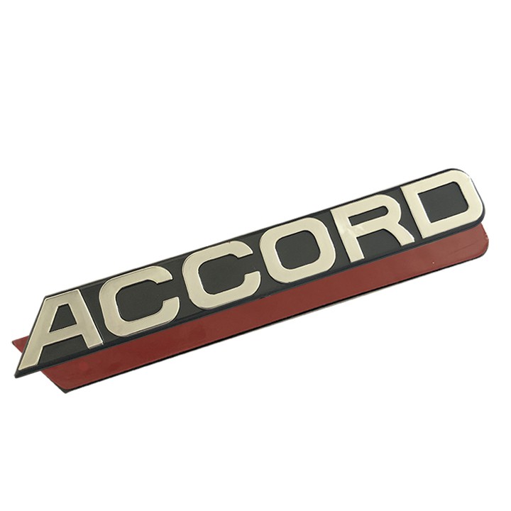 Tem Logo Nổi Accord Dán Trang Trí Đuôi Xe Honda Accord