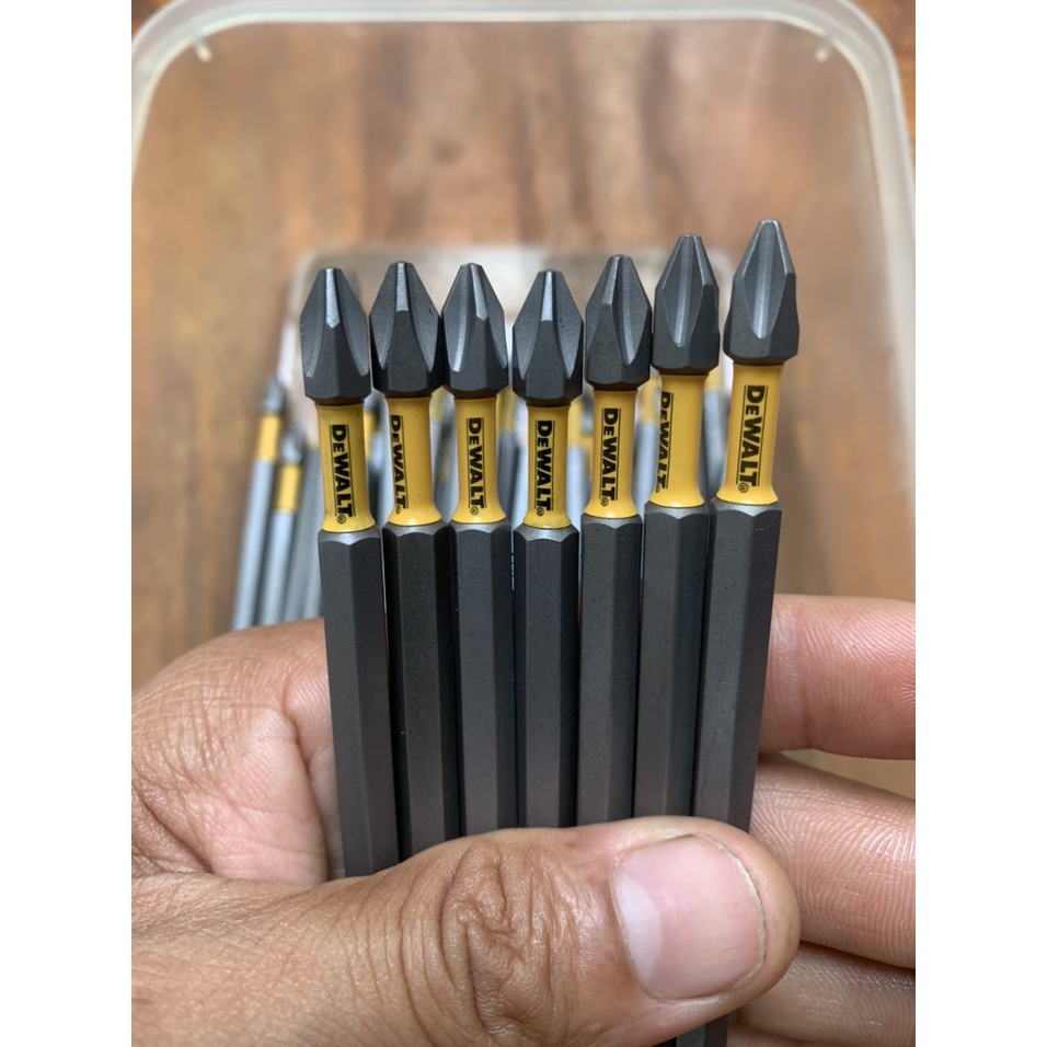 Mũi vít PH2 Dewalt xám dài 152mm chính hãng có từ