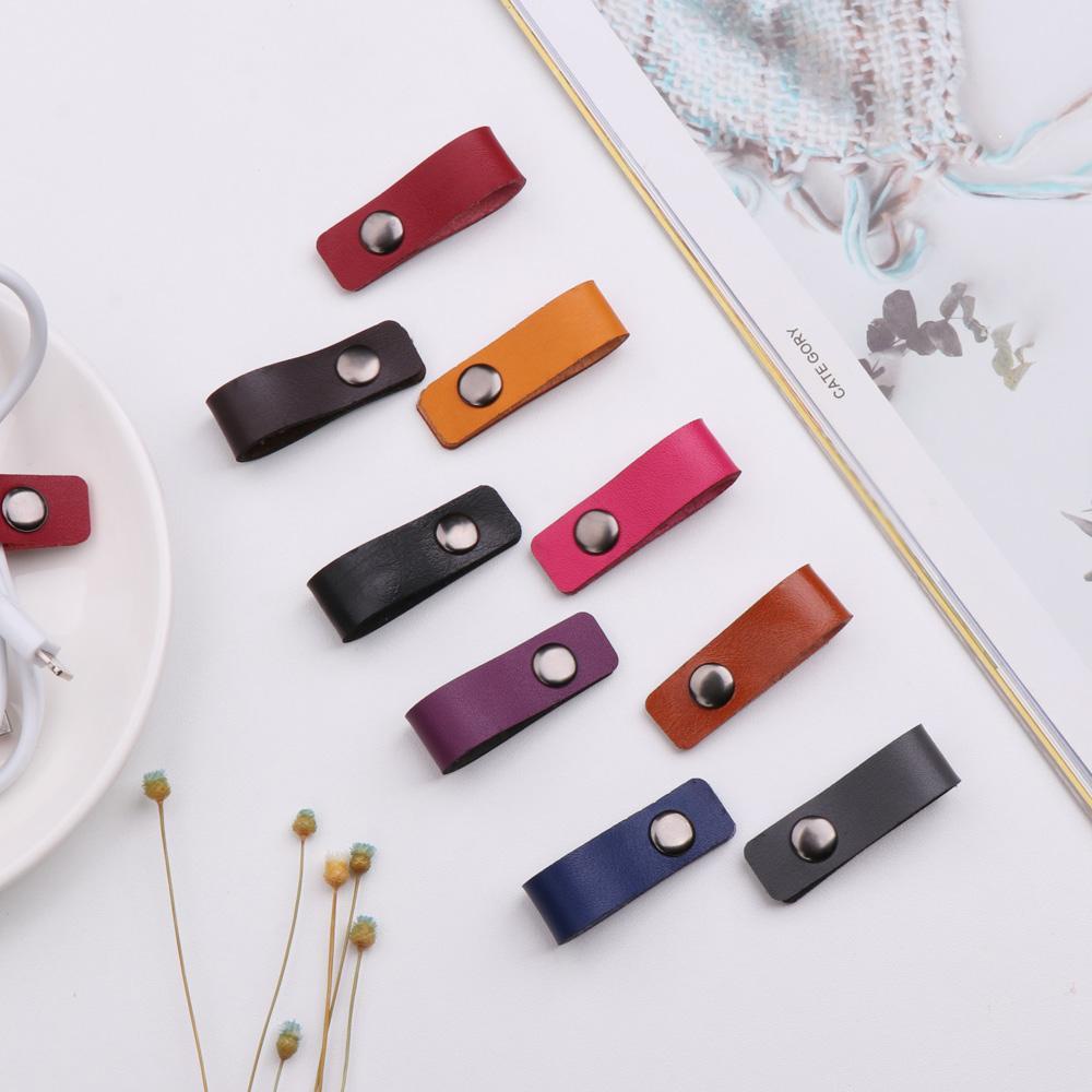 JONYE Set 5 Dây Quấn Dây Cáp Bằng Da Chất Lượng Cao