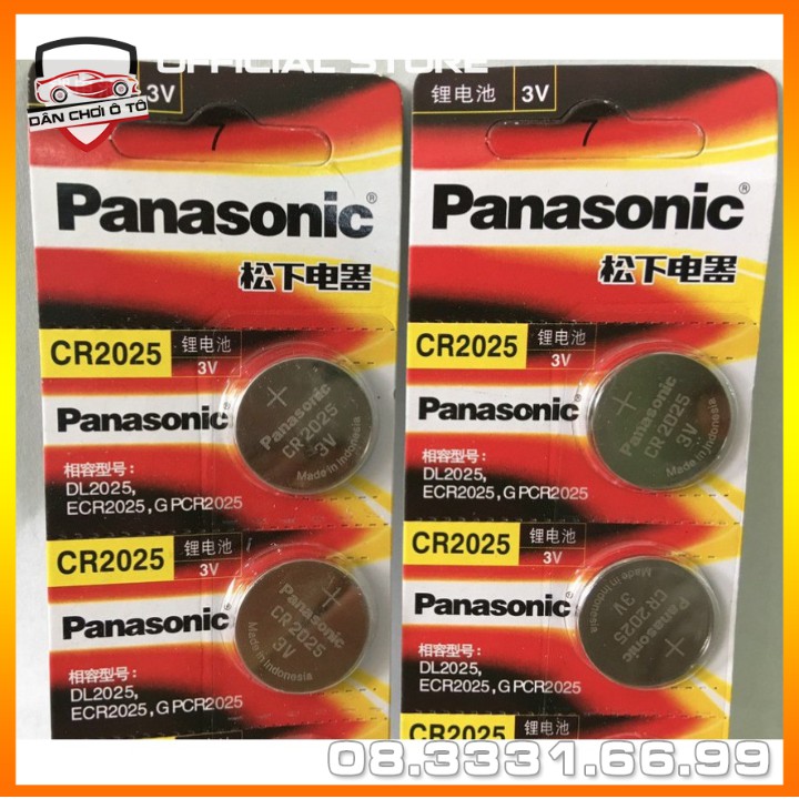 Pin Khuy Cúc Áo Panasonic  CR1632 , CR1620 , CR1616 , CR2032 , CR2025 , CR2016 , CR1220 , CR2450 3V Lithium