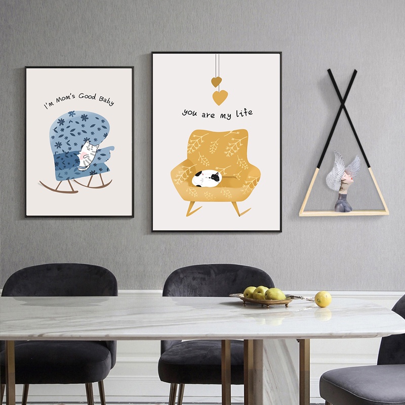 Tranh canvas treo tường chống thấm nước trang trí nội thất