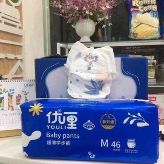BỈM quần/dán YOULI BABY PANTS S112/M96-88/L84/XL80/XXL72/