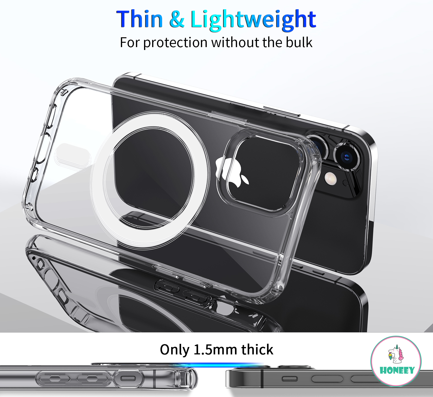 Ốp điện thoại TPU mềm siêu mỏng chống sốc trong suốt như pha lê sang trọng cho iPhone 12 11 Pro Max XS Max XR 8 7 Plus