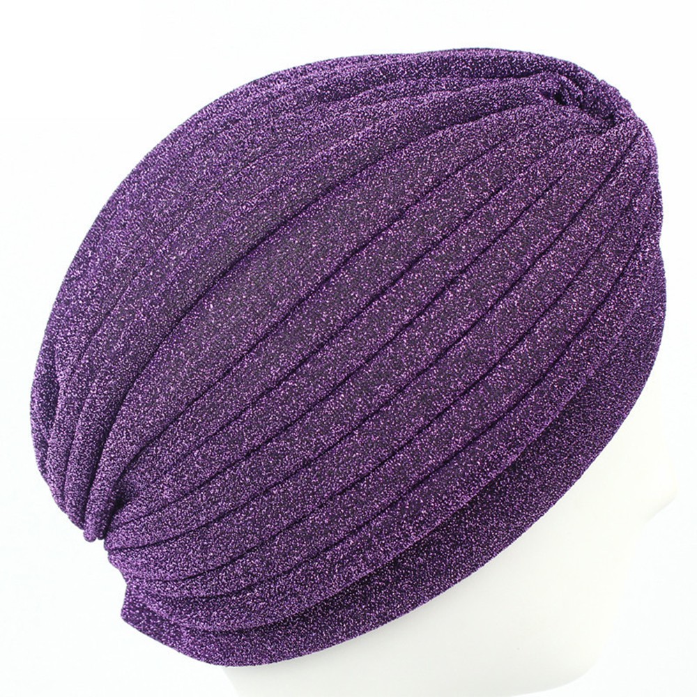 Mũ trùm đầu turban mềm mại đàn hồi chống rụng tóc nhiều màu sắc tùy chọn phong cách hồi giáo dành cho nữ