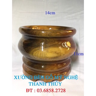 Bát nhang - Mẫu trung - Gỗ tràm