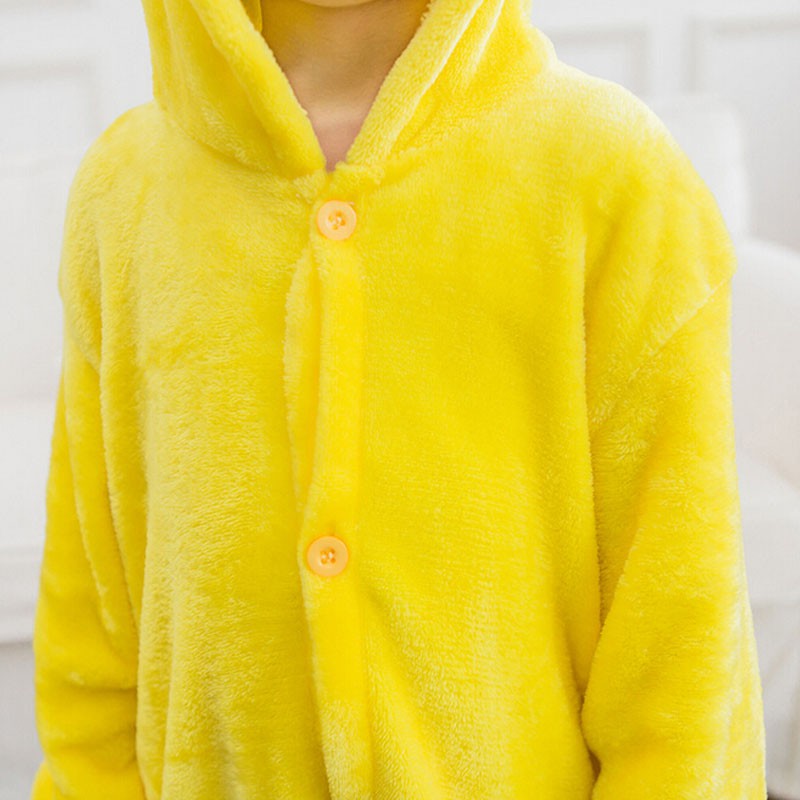 Bộ Đồ Ngủ Liền Thân Cosplay Pikachu Dễ Thương Dành Cho Nữ