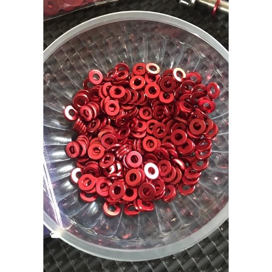 Lông đền màu nhôm KITACO 10 li gắn ốc SALAYA chân kính xe máy