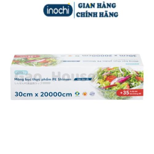 Màng bọc thực phẩm PE Inochi 30 x 35 100 200 400 mét, bọc thức ăn, bọc thực phẩm, thêm 20-35% độ dài, giá không đổi