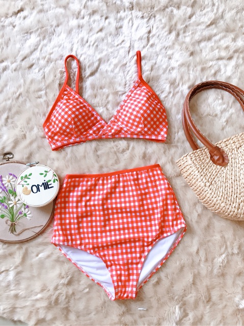 [Hình Thật + Video] Bikini caro hàn quốc hot trend 2020 | BigBuy360 - bigbuy360.vn