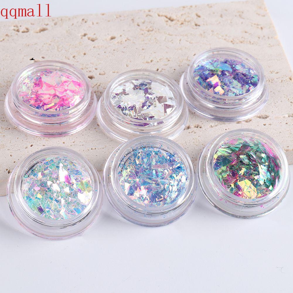 Kim Tuyến Lá Nhôm Dán Móng Tay Sáng Bóng Thời Trang