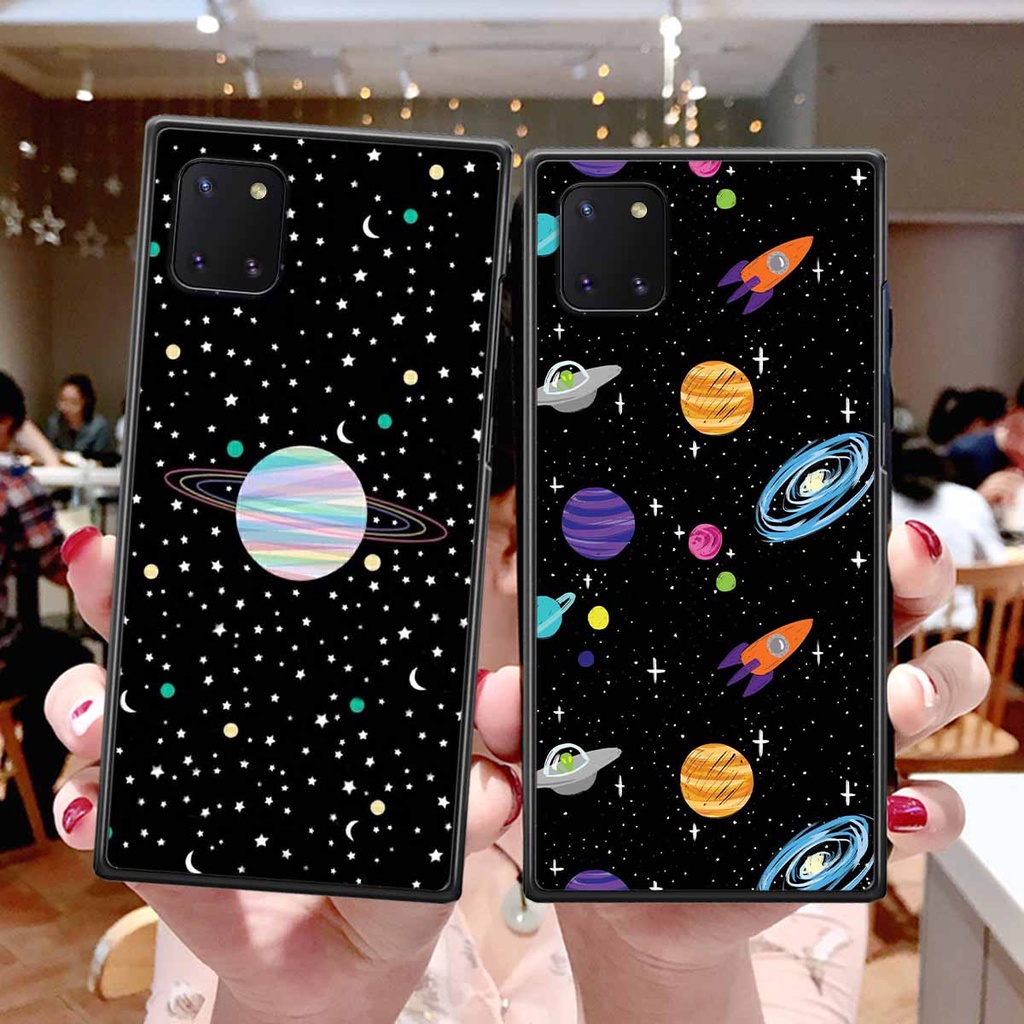 Ốp Samsung Note 10 Lite hình bầu trời, phi hành gia đẹp, ốp lưng điện thoại samsung galaxy viền dẻo cao cấp