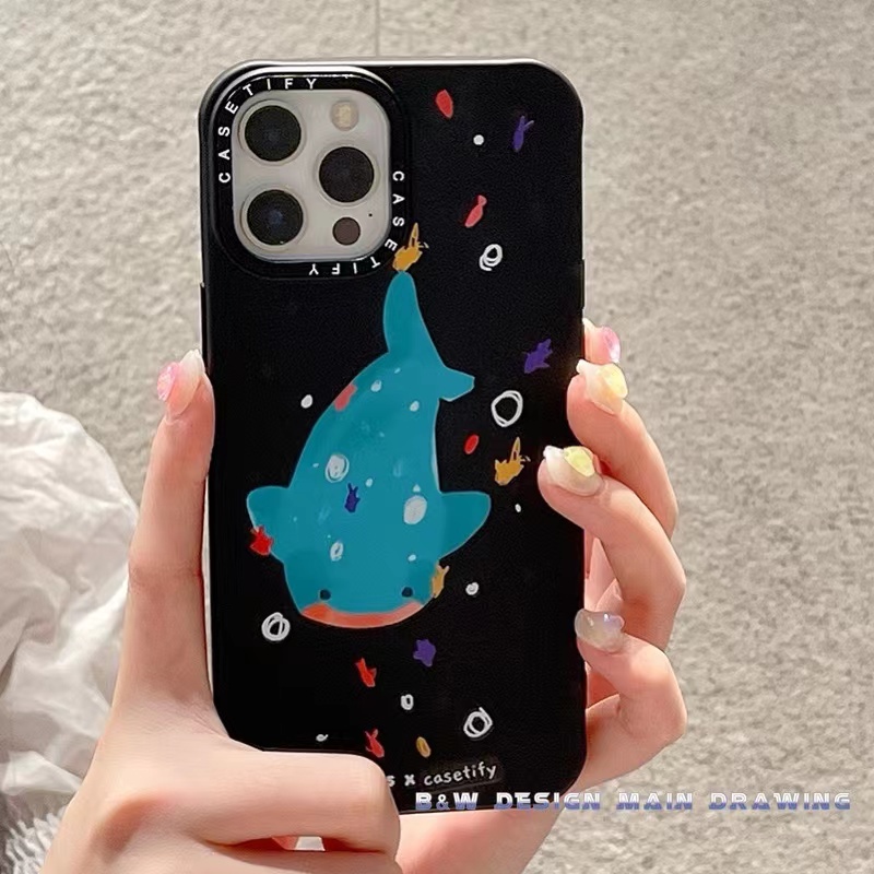 Ốp Điện Thoại Silicon Mềm Chống Sốc In Hình Cá Voi Dễ Thương Cho iPhone 13 12 11 Pro MAX IX XS MAX XR 7Plus 8Plus