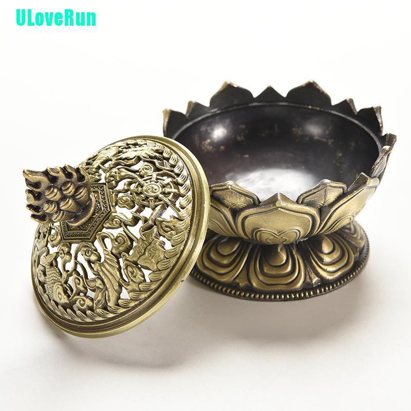 Đế Đốt Trầm Hương Bằng Đồng Hình Hoa Sen Độc Đáo