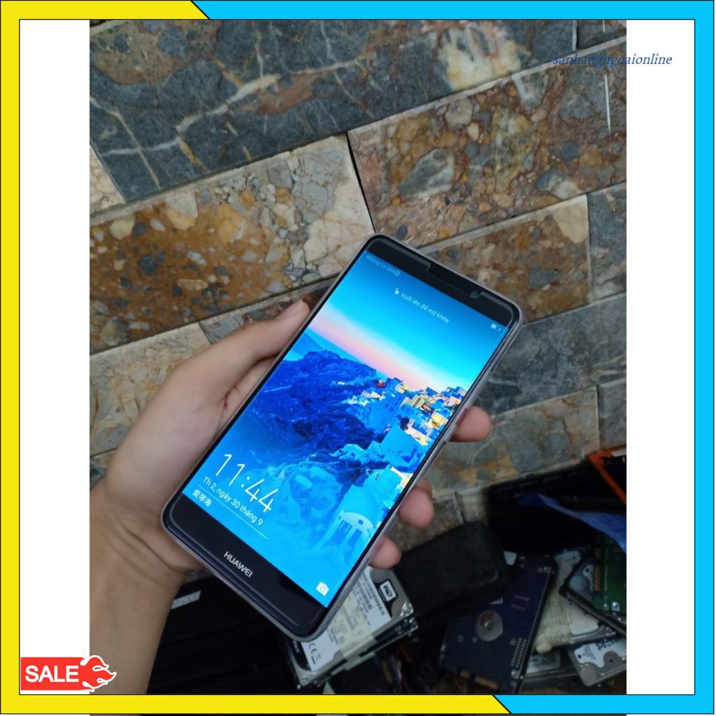 Điện thoại cũ huawei mate 9 màn khủng 6 inch cpu kirin 960 8 nhân ram 4gb chuyên chơi game giải trí