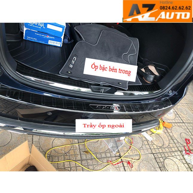 Ốp Chống trầy cốp Mazda CX5 2018-2022 – TITAN(hàng cao cấp)