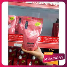 ☘️Hàng Nhật☘️Túi Dầu gội /xả chiết xuất từ dầu hoa trà Kumano 450ml