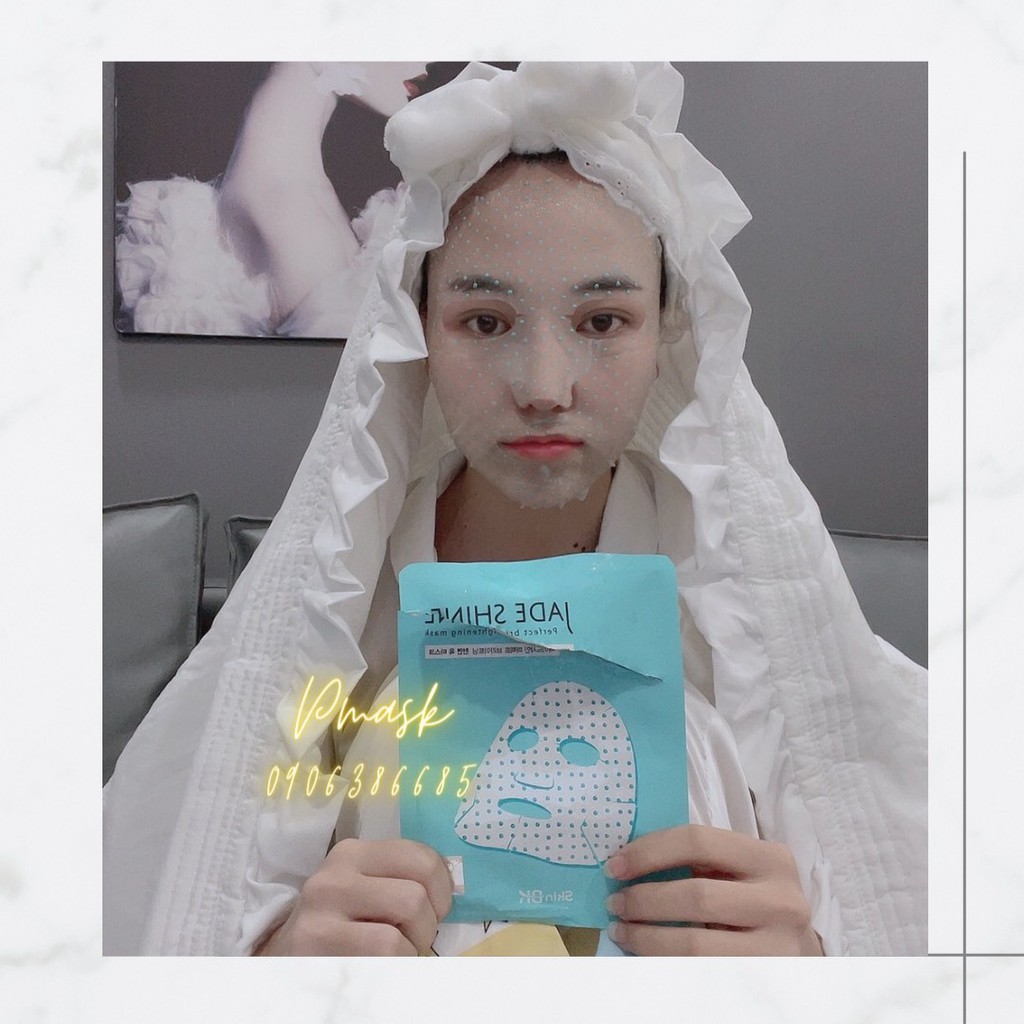 Mặt Nạ Dưỡng Trắng Ngọc Bích Jade Shine - Dưỡng Ẩm, Phục Hồi Da