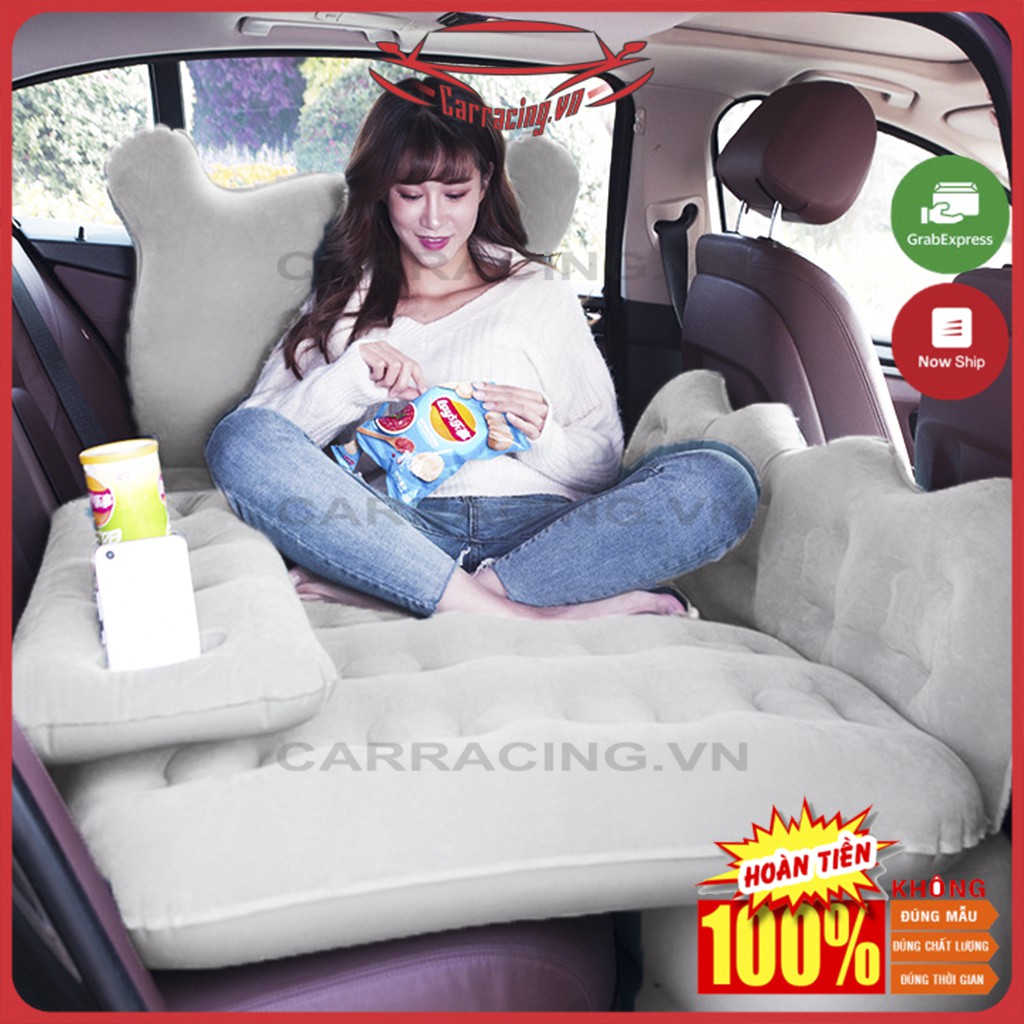 Nệm Hơi Xe Ô Tô CARRACING Đệm Hơi Ô Tô Cao Cấp Chân Đế Rời Xe Hơi OTO Loại Giường Nằm SIÊU DÀY 4 chỗ , 5 chỗ , 7 chỗ