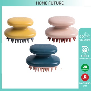 Lược gội đầu Silicon Massage da đầu, giúp thư giãn lưu thông mạch máu, chống gàu cho cả nam và nữ