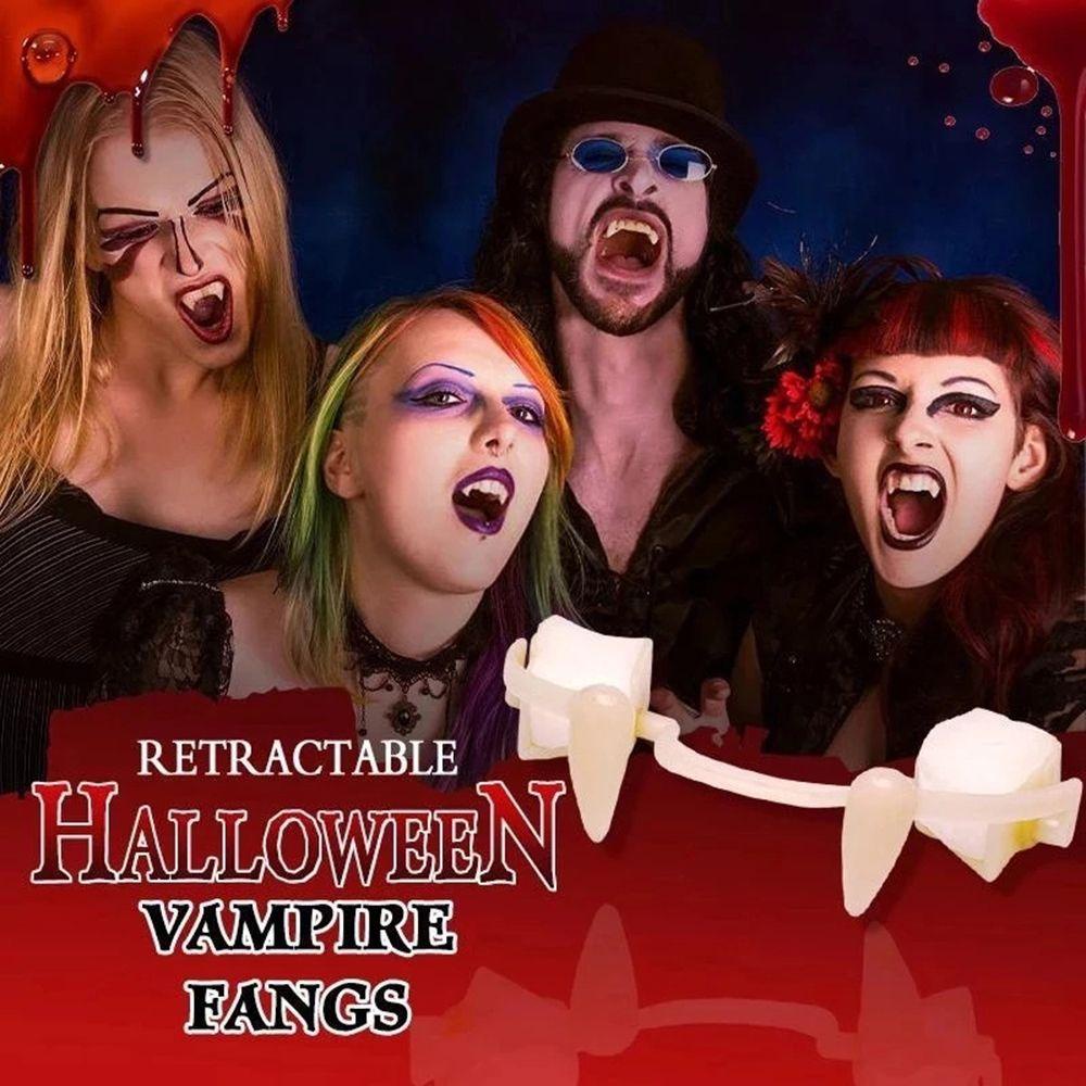24 Răng Nanh Giả Hóa Trang Ma Cà Rồng Cho Lễ Halloween Zaijie