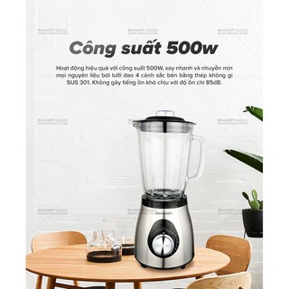 Máy Xay Sinh Tố Sharp EM-S155GV 1.5L