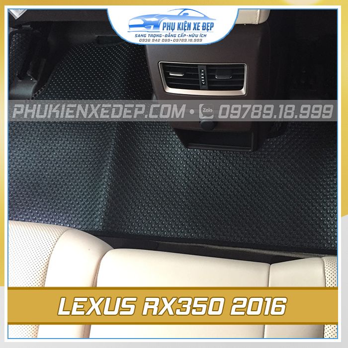Thảm lót sàn ô tô CAO CẤPKata cao su Thái Lan xe Lexus RX350 2016-2020/RX350 2009-2015/NX300/LS460L/NX200T/LX570/LS250