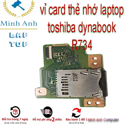 vỉ thẻ nhớ laptop toshiba dynabook R734