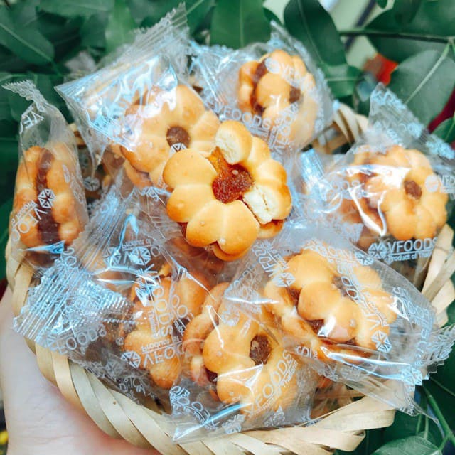 Combo 1000gr Bánh hoa mai  nhân mứt dứa  ngọt dịu siêu ngon.