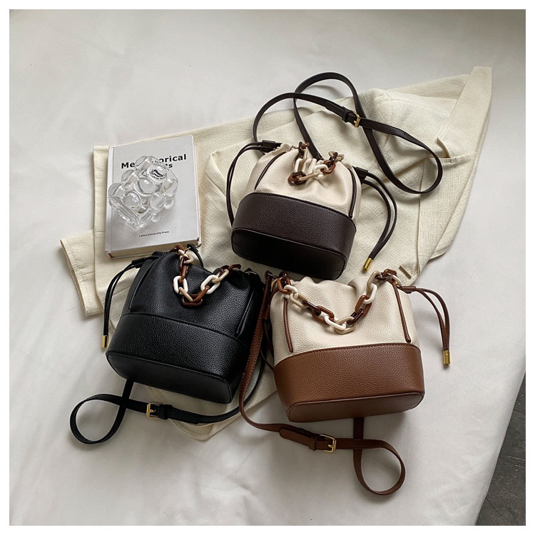 Túi Đeo JASMIN NOIR Chéo Vai Bằng Da PU Hình Đám Mây Thời Trang Dành Cho Nữ