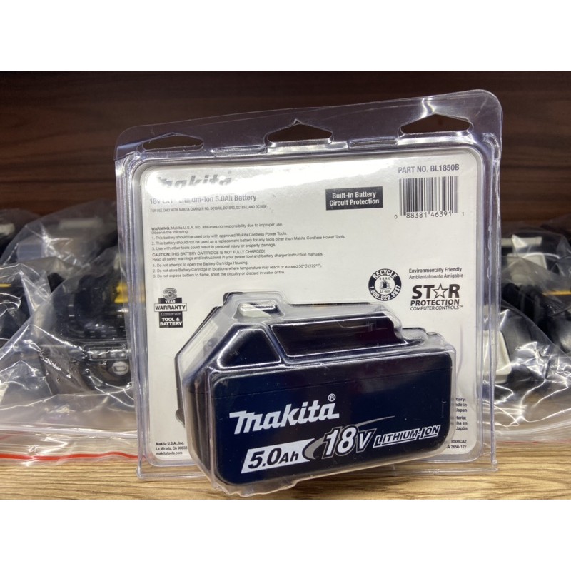 Pin  Li-Ion Makita BL1850B 5.0Ah 18V