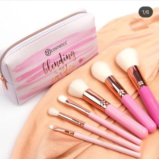 (Thanh lý nghỉ bán) BH cosmetics Pink Perfection brush set