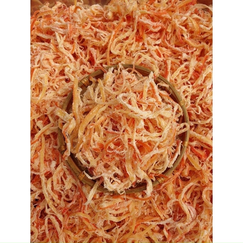Mực Xé Sợi Hấp Nước Dừa 300g Ăn Vặt 492
