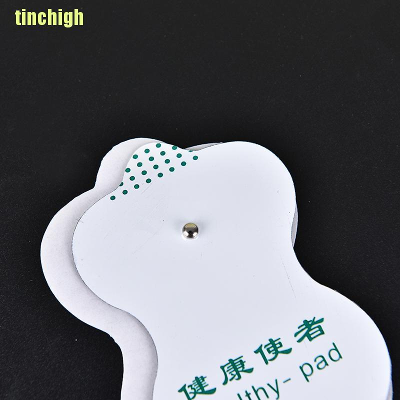 (Hàng Mới Về) Bộ 10 Miếng Dán Massage Điện Màu Trắng