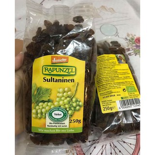 Nho khô hữu cơ Rapunzel (250g)