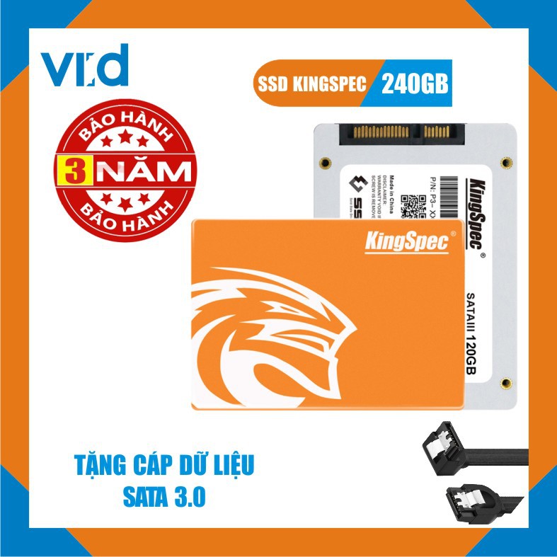 [Mã ELMS05 giảm 5% đơn 300k]Ổ SSD 240G KingSpec - Bảo hành chính hãng 36 tháng | BigBuy360 - bigbuy360.vn