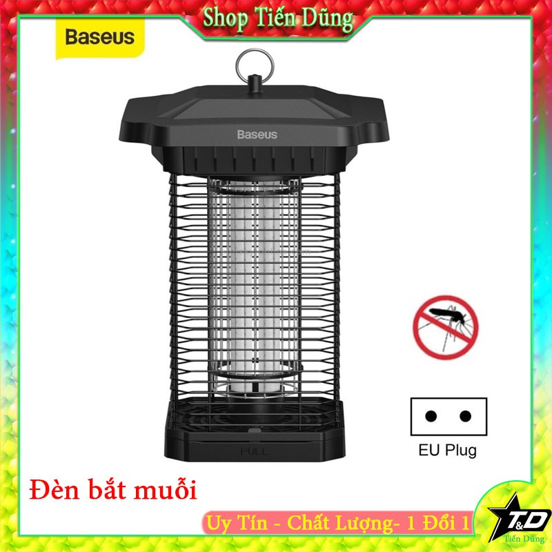 Đèn Bắt Muỗi,Máy Diệt Côn Trùng Bằng Công Nghệ Tia UV Baseus 18W - 4000V, Kháng Nước IPX4 Sử Dụng Ngoài Trời