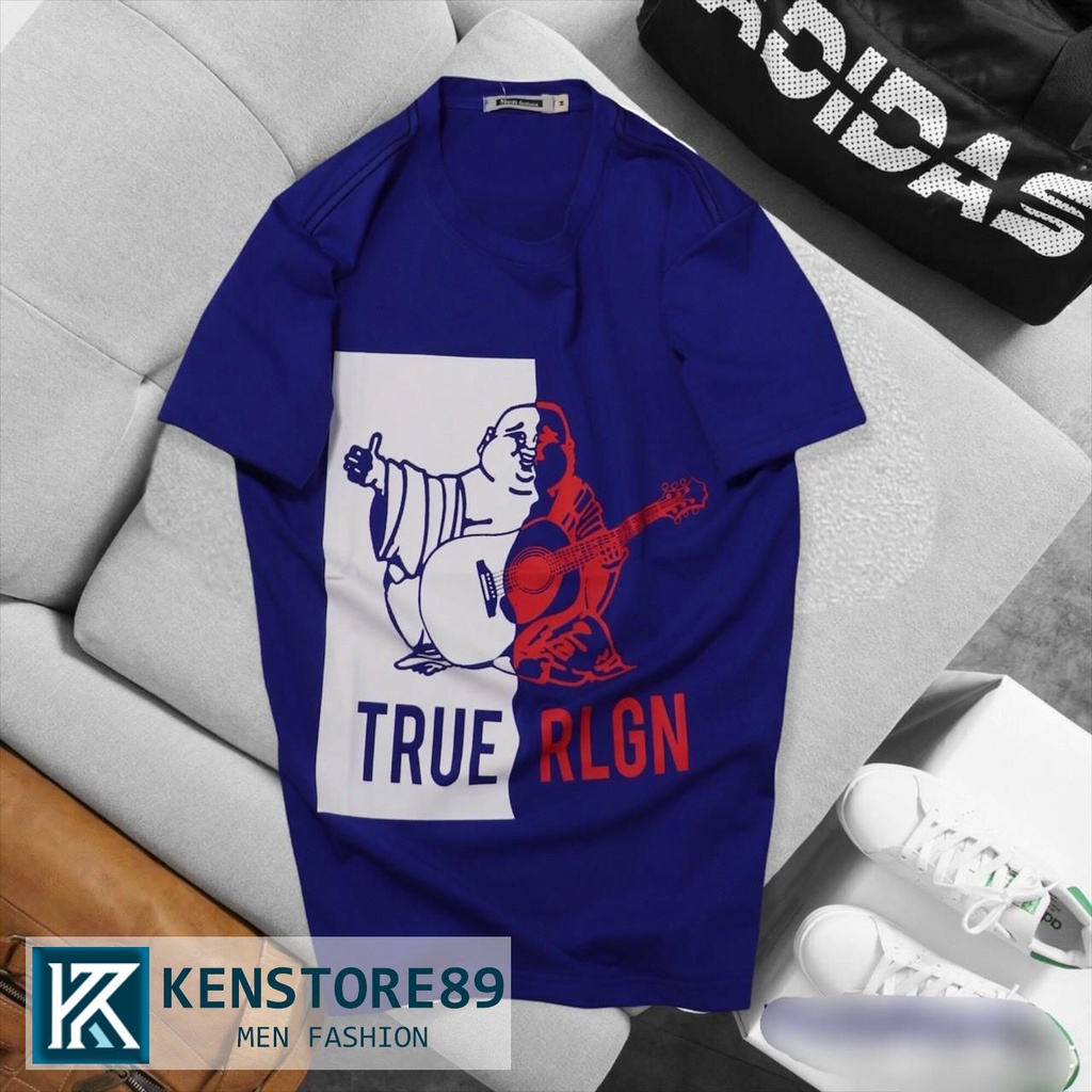 Áo thun nam cổ tròn ÔNG ĐỊA phong cách vải cotton KENSTORE89 ATV215