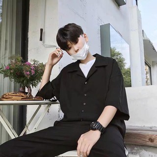 Áo Sơ mi Trơn Basic Cổ Vest - 2 Color