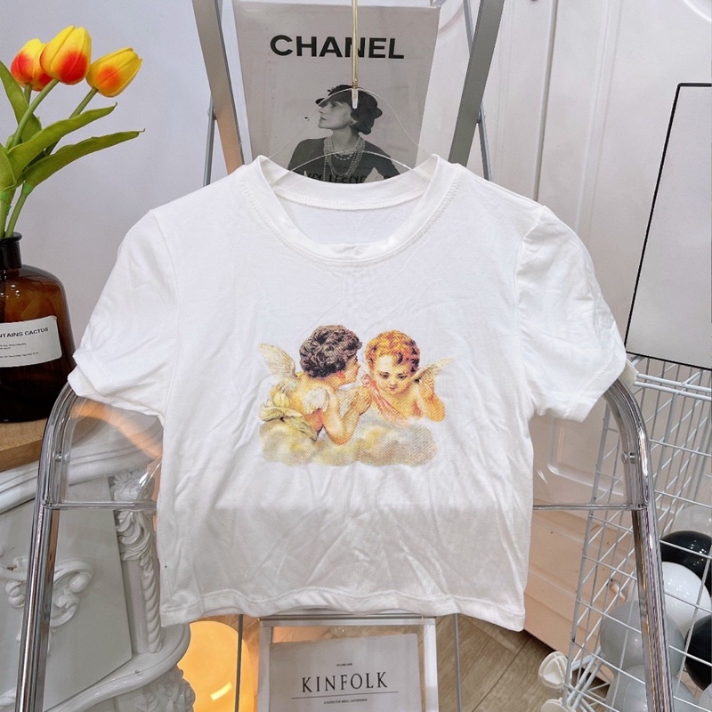 Áo croptop thiên thần siêu hot