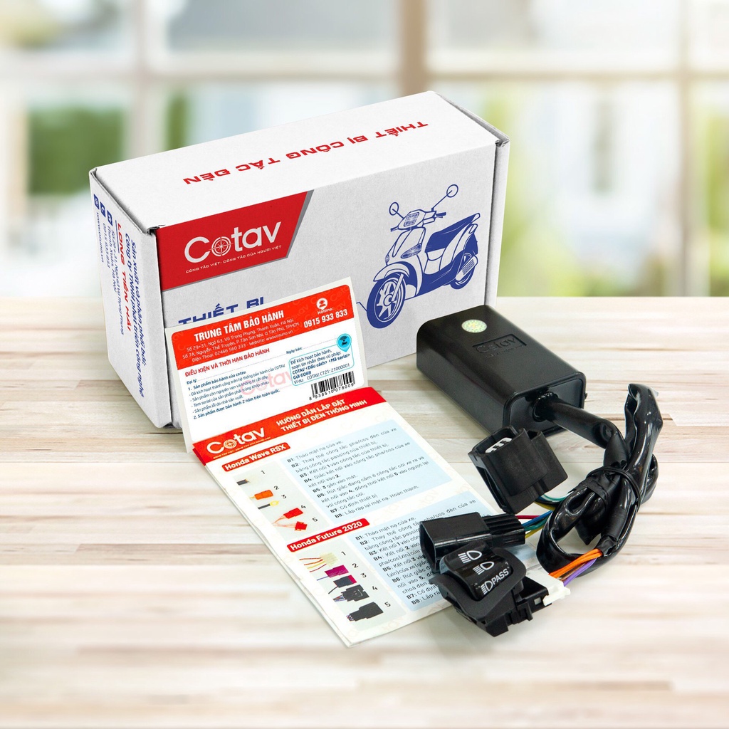 Bộ Công Tắc Đèn Passing CT21 COTAV Dành Cho Nhiều Dòng Xe